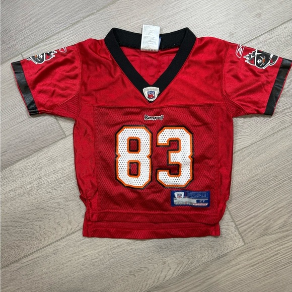 Toddler boys NFL Bucs jersey- jerevicius 2T sports buccaneers football - Picture 1 of 3